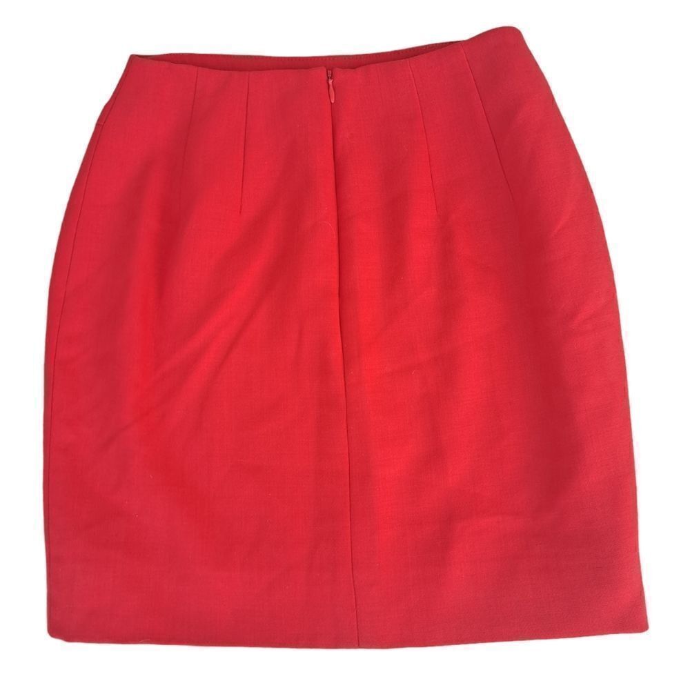 Dana Buchman Red Pencil Skirt - Picture 2 of 4